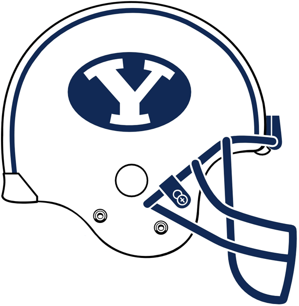 Brigham Young Cougars 2005-Pres Helmet Logo diy iron on heat transfer